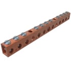 Copper Neutral Bar, Conductor Range 4-14 Main, 6-14 Tap, 11 Ports