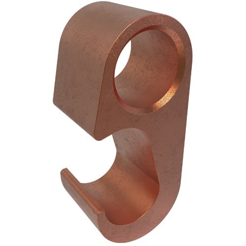 Permaground Copper Grounding Grid, Main Conductor Range 250-1/0, Tap Range 250-3/0, Ground Rod Sizes up to 5/8in, Rebar Sizes #3-#4, UL, CSA