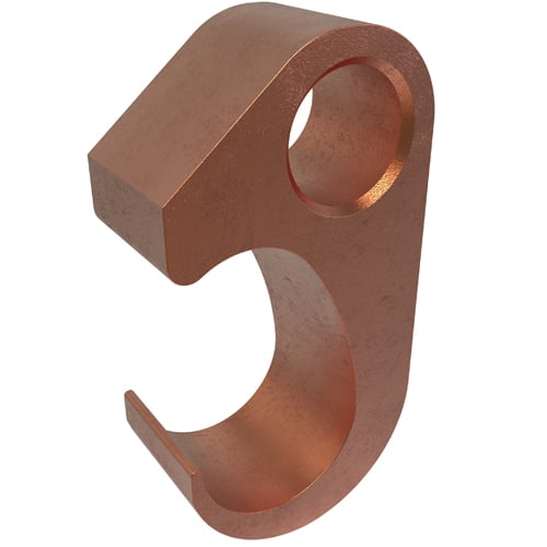 Permaground Copper Grounding Grid, Main Conductor Range 500-250, Tap Range 250-3/0, Ground Rod Sizes 5/8 to 3/4in, Rebar Sizes #5-#6, UL, CSA