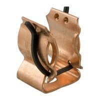 M-162 ClearChoice Type M Wire Reinforced Fuse Clip With Permanently Installed Steel Spring, Fastened Mount, Copper Alloy
