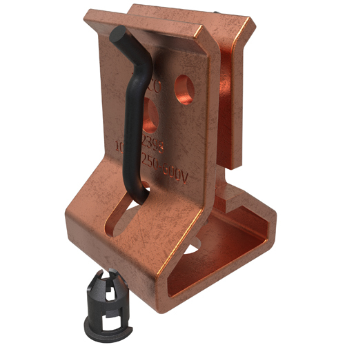 Copper Fuse Clip, Class R Wire Reinforced, 250 to 600 V, 100 Amps