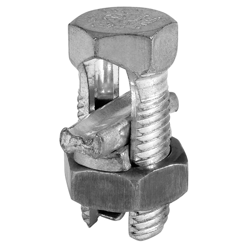Copper Split Bolt, Conductor Range for Equal Main & Tap 350-3/0, Tin Plated, UL, CSA