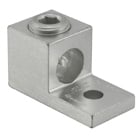Aluminum Mechanical Lug, Conductor Range 250-6, 1 Port, 1 Hole, 5/16in Bolt Size, Tin Plated, UL, CSA