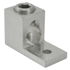 Aluminum Mechanical Lug, Conductor Range 600-4, 1 Port, 1 Hole, 3/8in Bolt Size, Tin Plated, UL, CSA