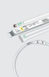 OBS49674 2 lamp 277V dimming electronic ballast for 54W T5 HO lamp, DL and Circline lamps