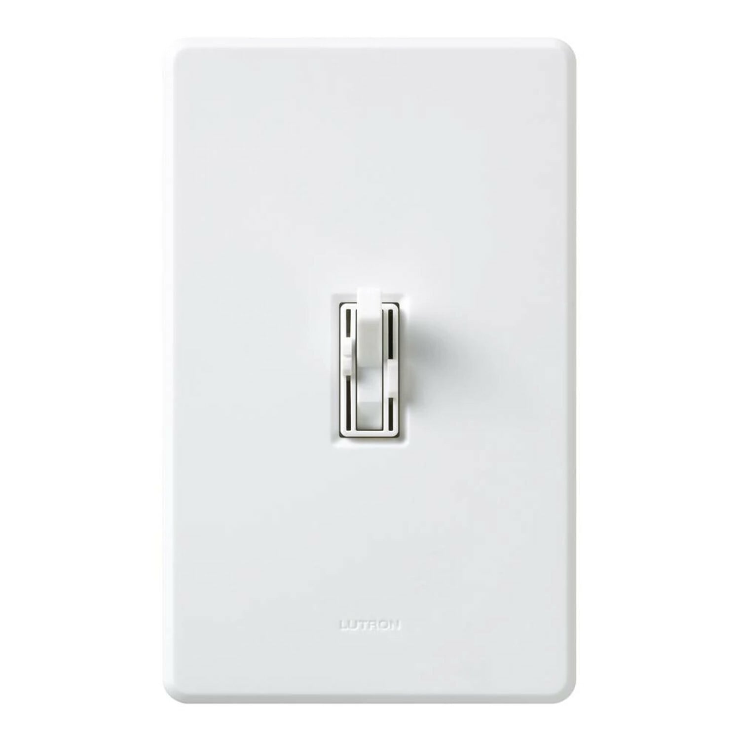 Ariadni Fan/Light Control, Fan control and dimmer, single-pole - quiet 3-speed, 120V/1.5A/300W in white