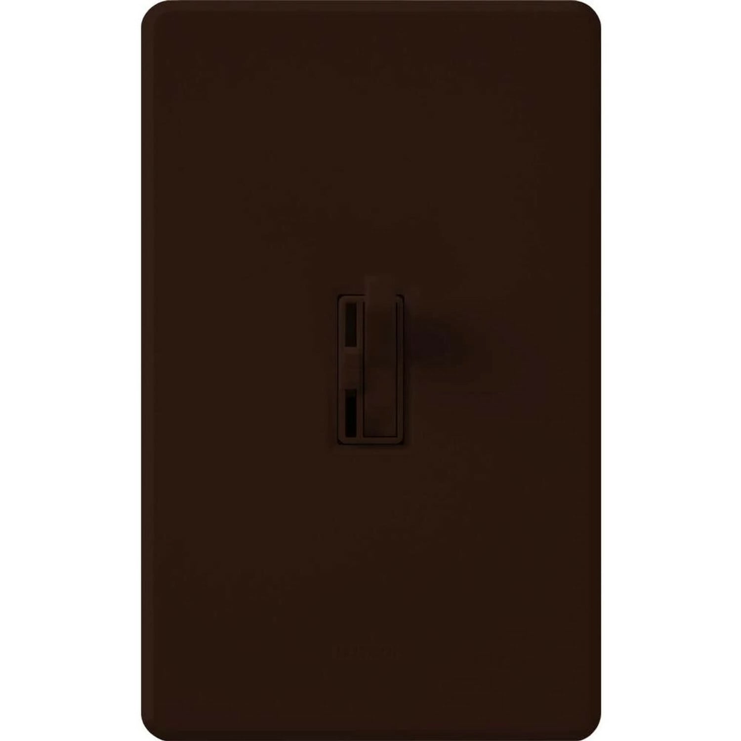 Ariadni Fan Control, 3-way/single-pole, quiet 3-speed, 120V/1.5A in brown