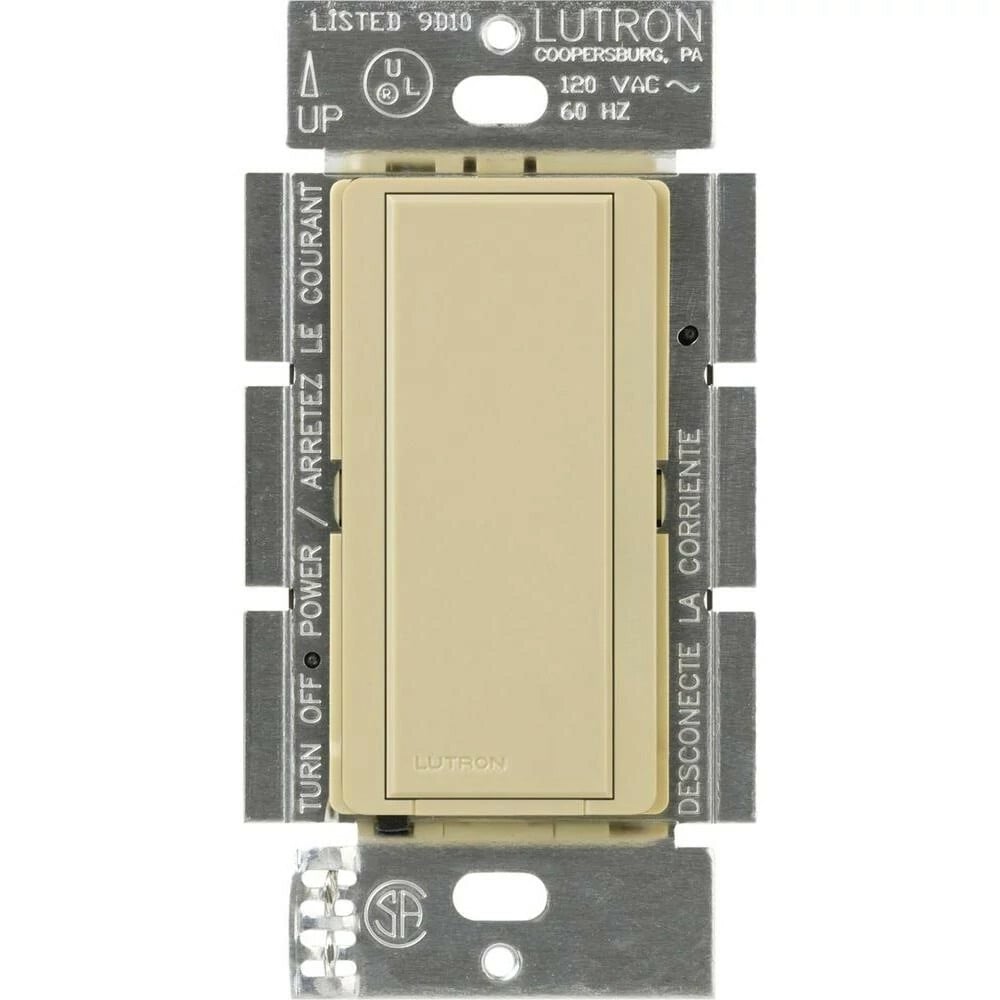 Maestro Companion switch for multi-location use, 120V, Gloss finish in ivory