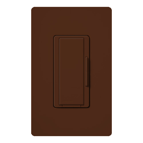 Maestro Companion dimmer for multi-location use, 120V, Satin finish in sienna