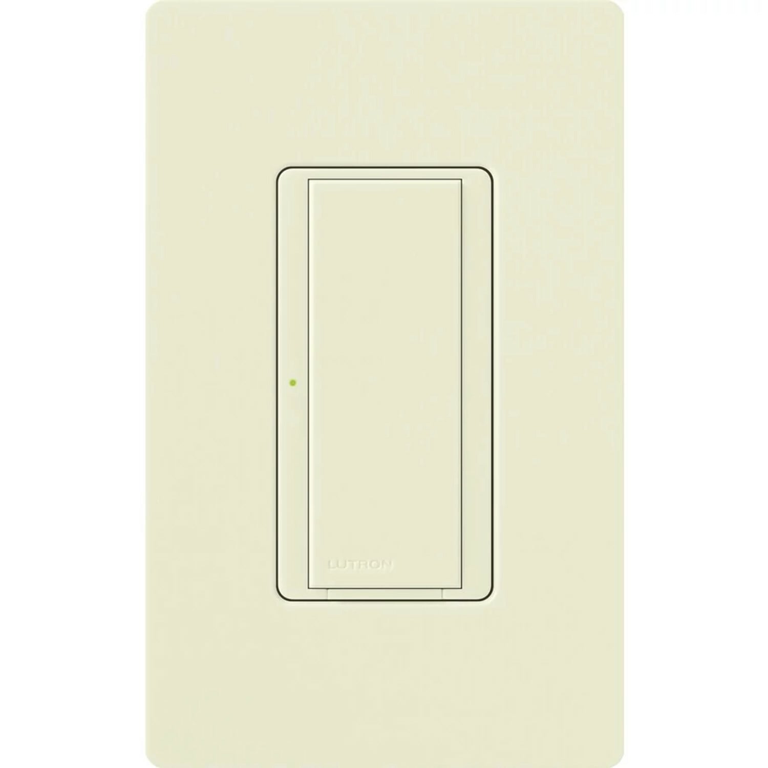 Maestro Switch - Satin Finish, Incandescent/Halogen, Magnetic Low-Voltage, Electronic Low-Voltage, Fluorescent, Multi-location/single-pole, 120V/8A in biscuit