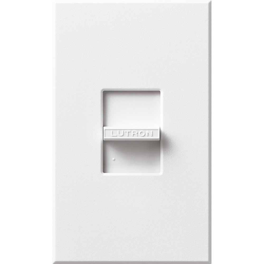 Nova Dimmer, Fluorescent or LED Dimming with 0-10V Ballasts and Drivers, Single-pole (small control), 0-10V/60A in white