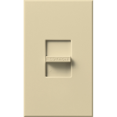 Nova Dimmer, Magnetic Low-Voltage, Neon/Cold Cathode, Single-pole (small control), 120V/600VA (450W) in ivory