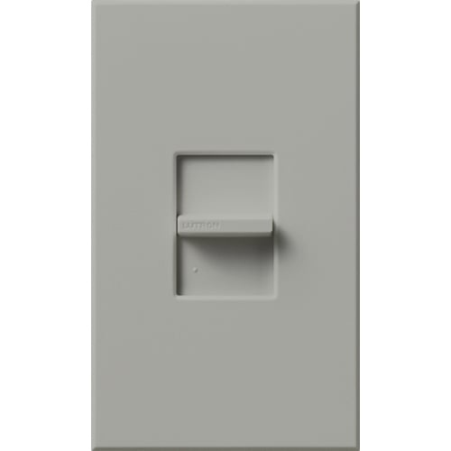 Nova T Dimmer, Fluorescent or LED Dimming with 3-Wire Ballasts and Drivers, Single-pole (small control), 120V/16A in gray