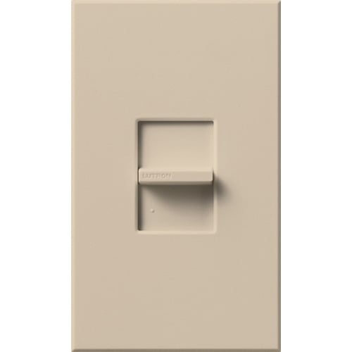 Nova T Dimmer, Magnetic Low-Voltage, Single-pole (small control), 120V/600VA (450W) in taupe