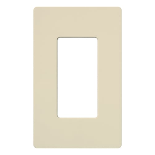 SC-1-ES SC Series Oversized Screwless Decorator Wall Plate, 1 Gangs, 2.94 in W x 4.69 in H, Plastic, Eggshell