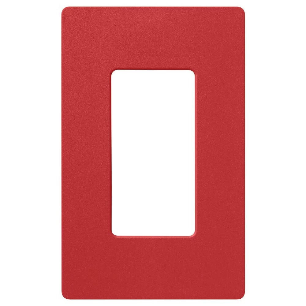 Claro Wallplate, Satin Finish, Single-gang in hot