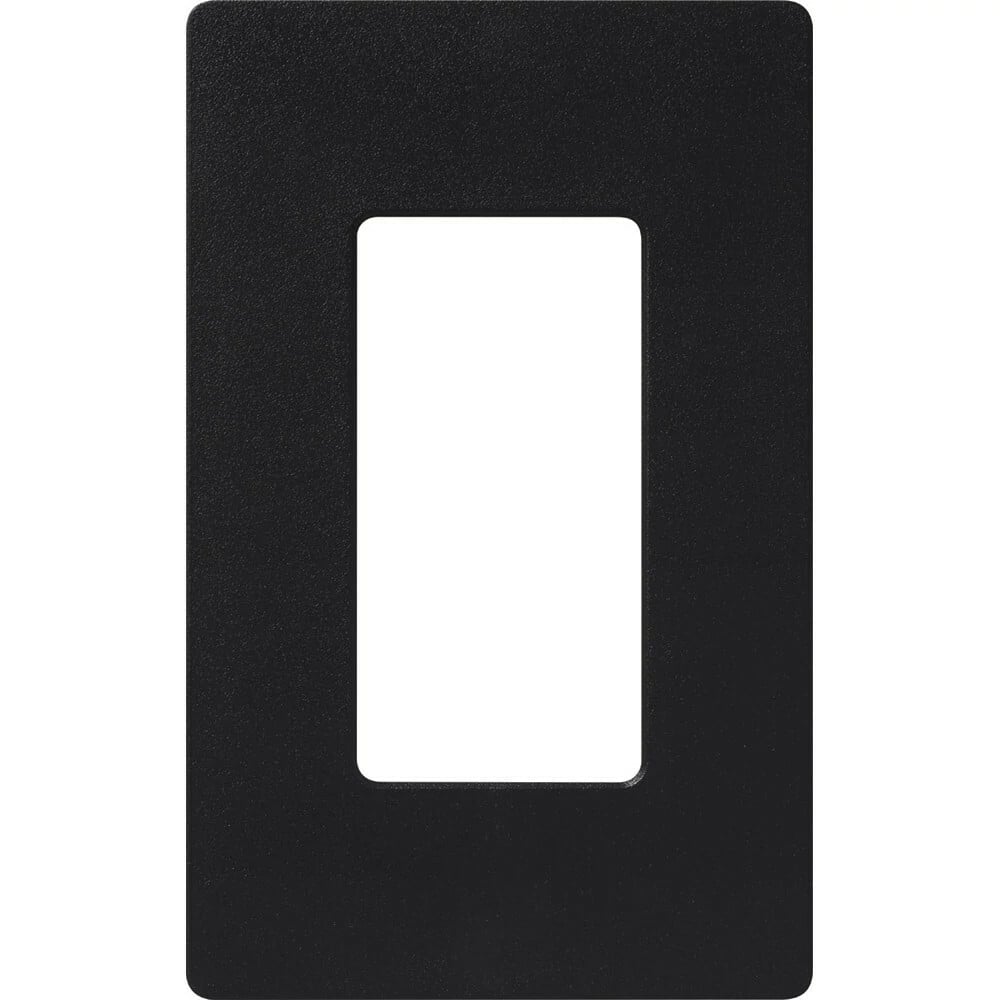 Claro Wallplate, Satin Finish, Single-gang in midnight