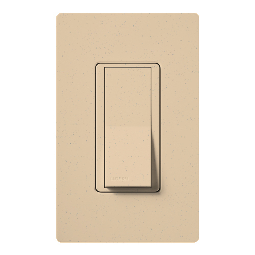 Claro Switch, Satin Finish, Single-pole, 277V/15A in desert stone