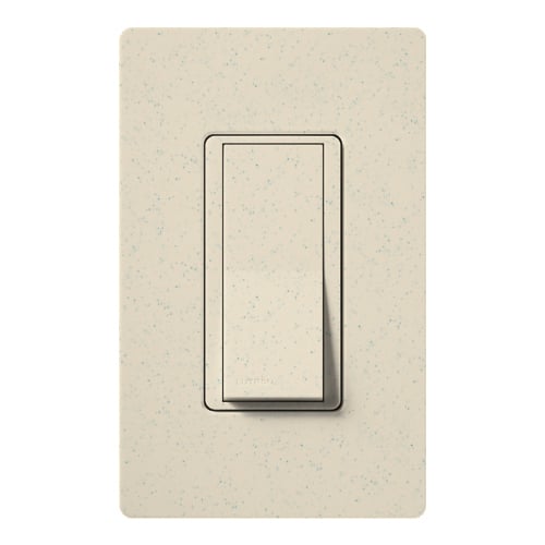 Claro Switch, Satin Finish, Single-pole, 277V/15A in limestone