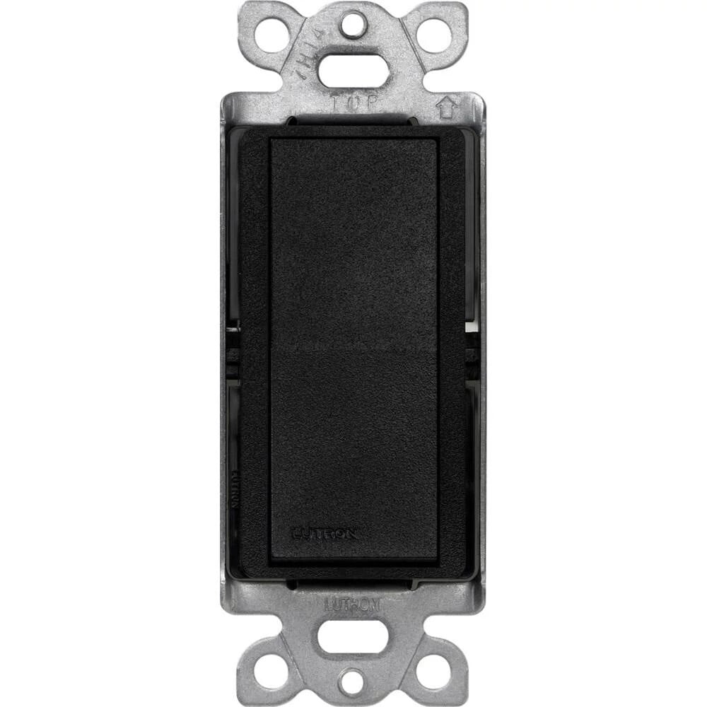 Lutron Claro 15 Amp, Single-Pole On/Off Rocker Switch, Midnight