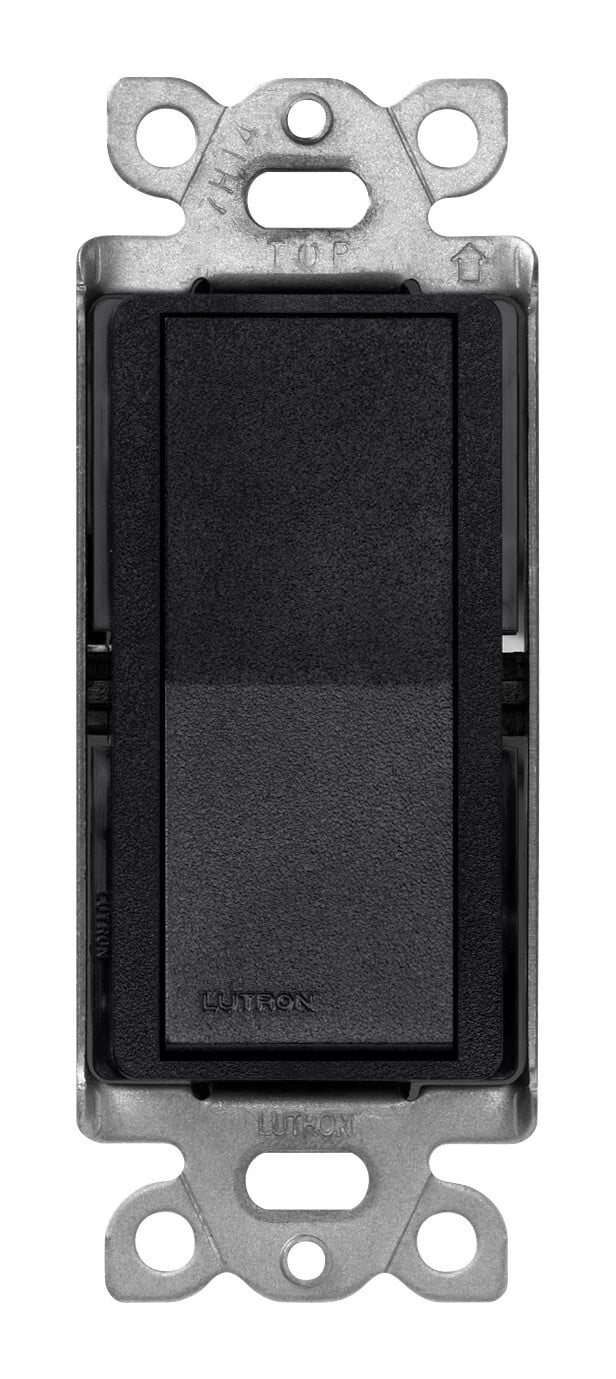 Lutron Claro 15 Amp, 4-Way On/Off Rocker Switch, Midnight