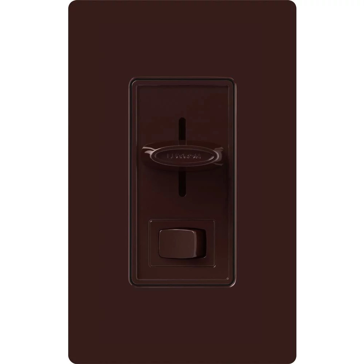SFSQ-LF-BR Skylark Dual Fan/Light Control, 1.5 Amp Fan and 300W Incandescent/Halogen Light, 120V, 1 Pole, Brown