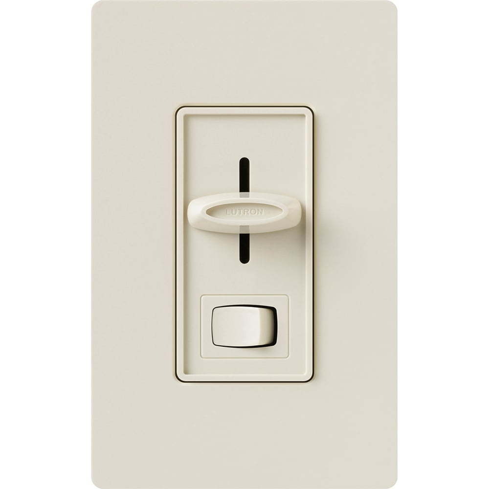 Skylark Dimmer with On/Off Switch, Magnetic Low-Voltage, 3-way, preset, 120V/600VA (450W) in light almond
