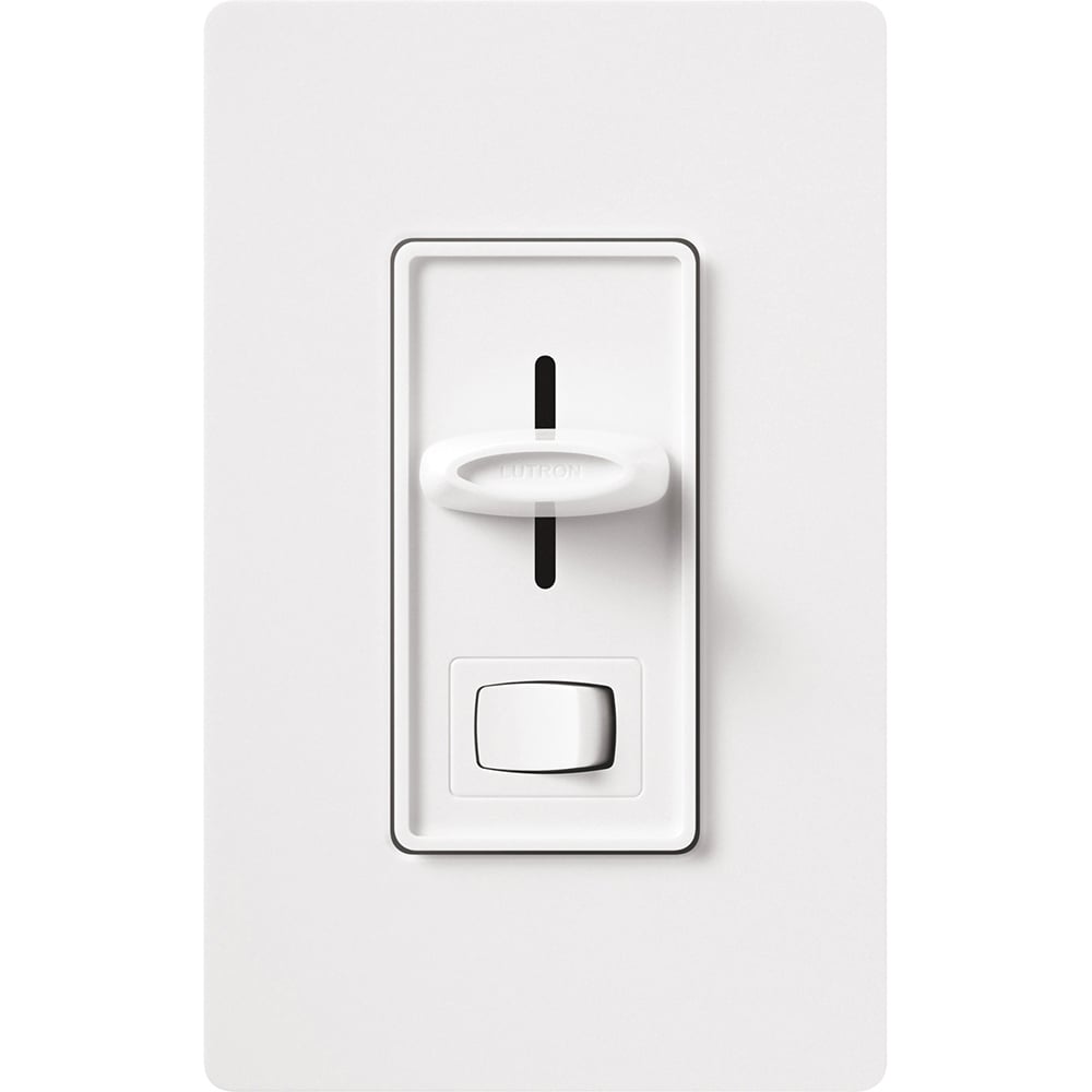 Skylark Dimmer with On/Off Switch, Magnetic Low-Voltage, 3-way, preset, 120V/600VA (450W) in white