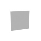 Wireway End Type 1 10x10 Screw Cover ANSI 61 Gray Steel  No Knockouts