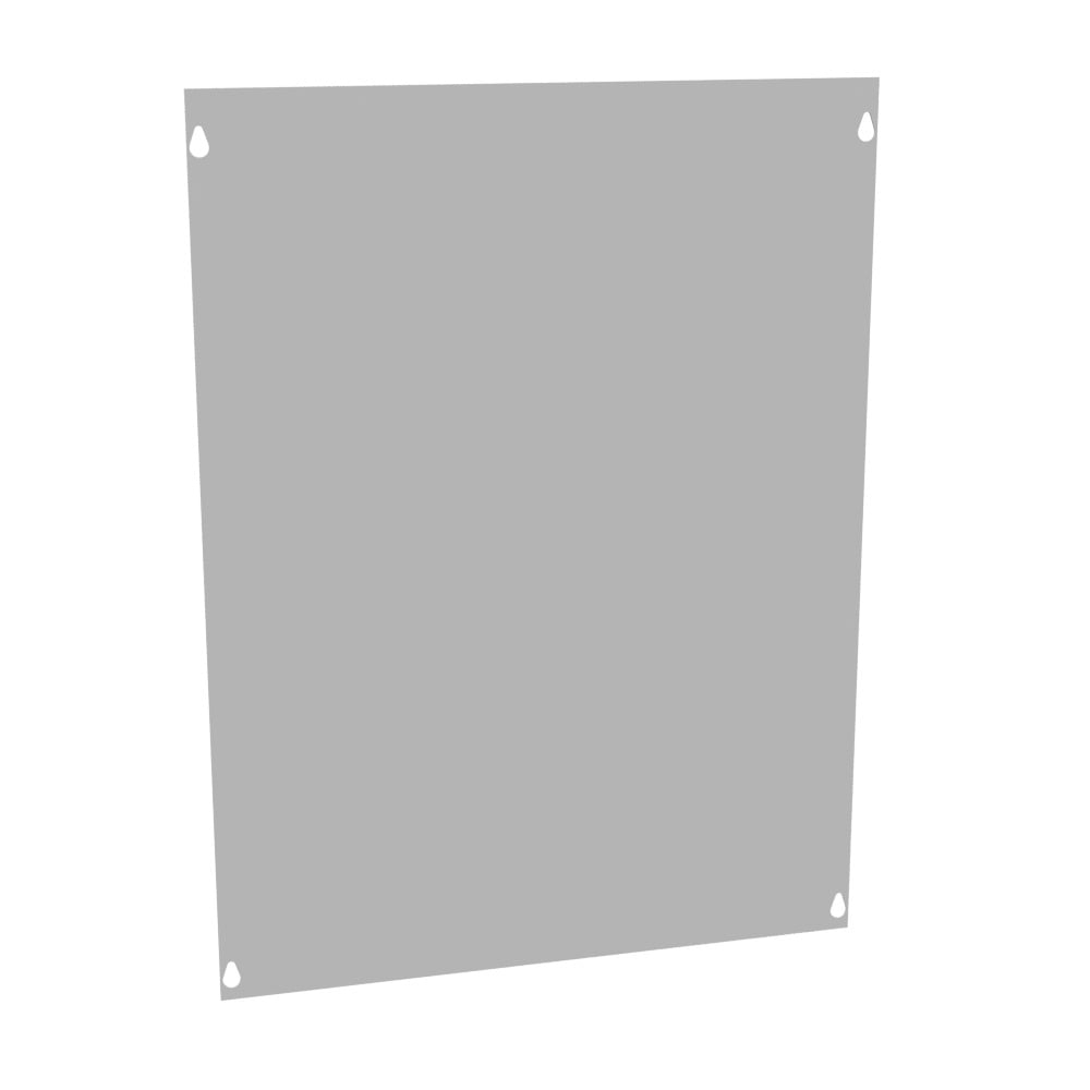 Front Cover Type 1 18x24 Screw Cover ANSI 61 Gray Steel