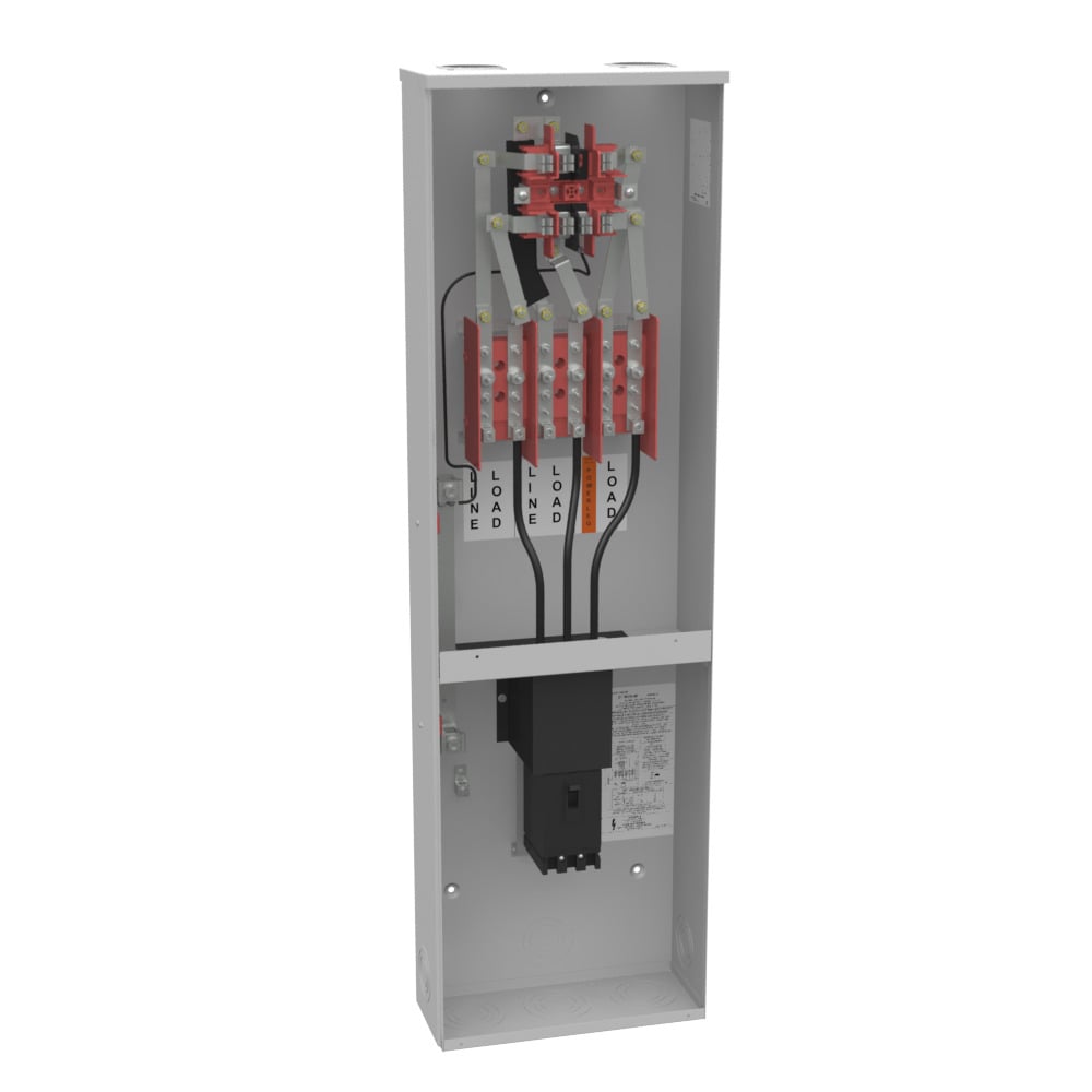 217MTB-48 7 Term, Ringed, 2 Small Closing Plate, Link Bypass, 1-100 Amp, Main Breaker, 480V