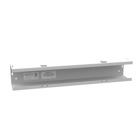 4x24x4 Hinge Cover Gutter Type 1 UL Listed Steel No Knockouts ANSI 61 Gray