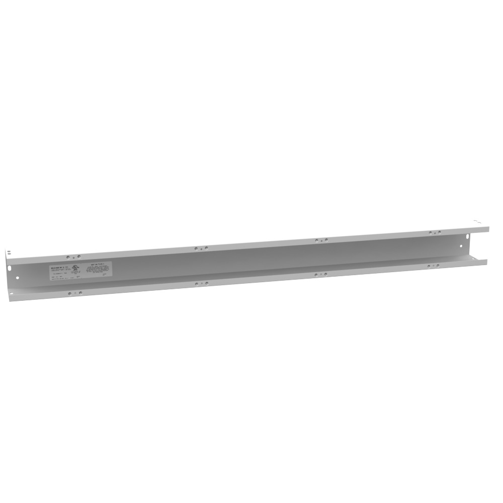 4x48x4 Screw Cover Wireway Type 1 UL Listed Steel No Knockouts ANSI 61 Gray