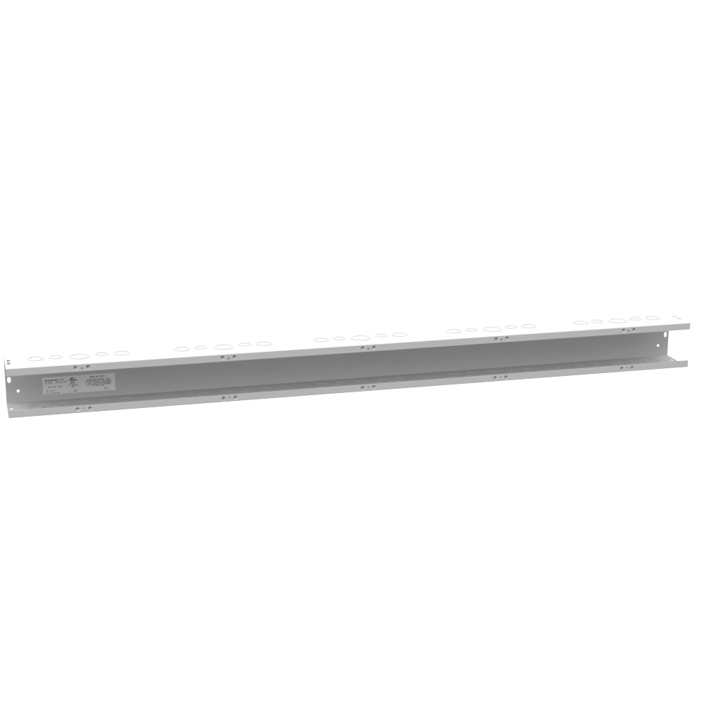 4x60x4 Screw Cover Wireway Type 1 UL Listed Steel Knockouts ANSI 61 Gray