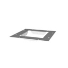 Wireway End Flange Type 1 4x4 Screw Cover ANSI 61 Gray Steel