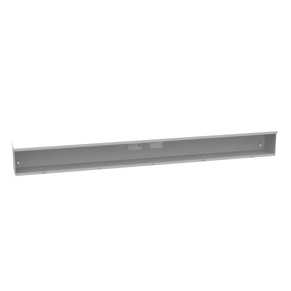 6x60x6 Screw Cover Wireway Type 3R UL Listed Steel Knockouts ANSI 61 Gray Quad D Knockout for Lock