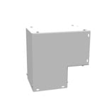 10x6x10 Wireway Elbow 90 Corners ANSI 61 Gray Steel