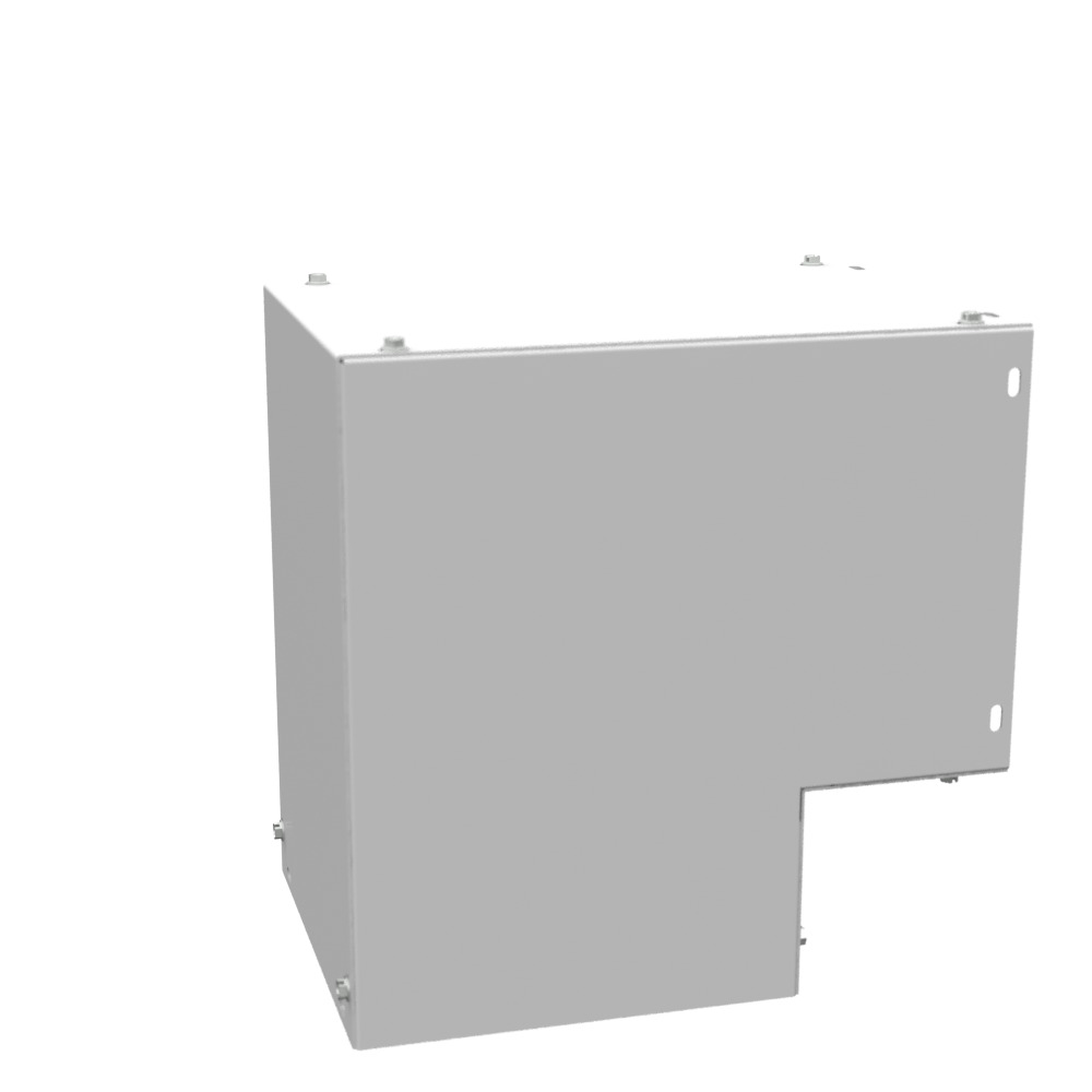Wireway Elbow 90 Corners ANSI 61 Gray Steel