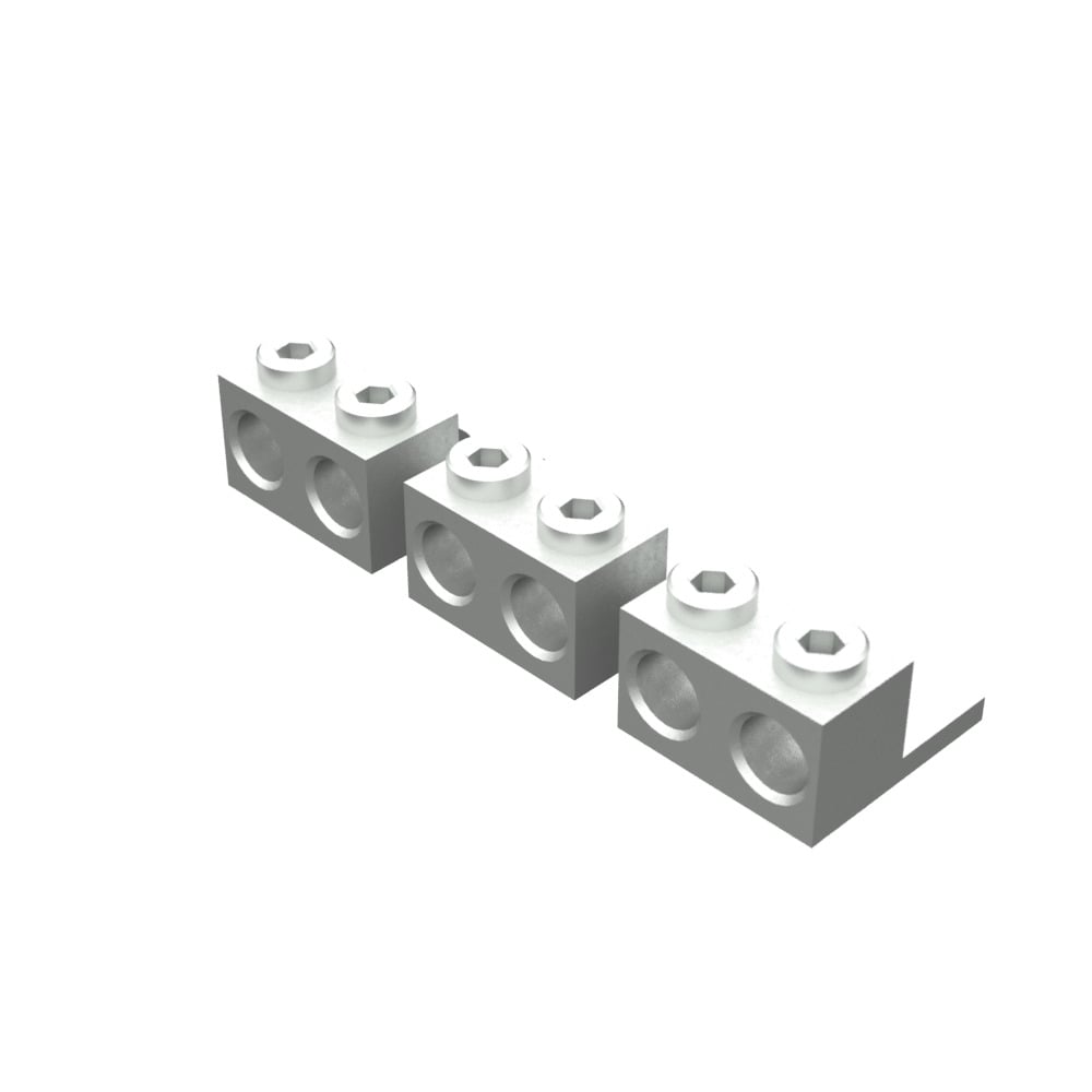 Lug Kit Twin 6-350kcmil Mech .375 Stud Hole 3 Per Kit