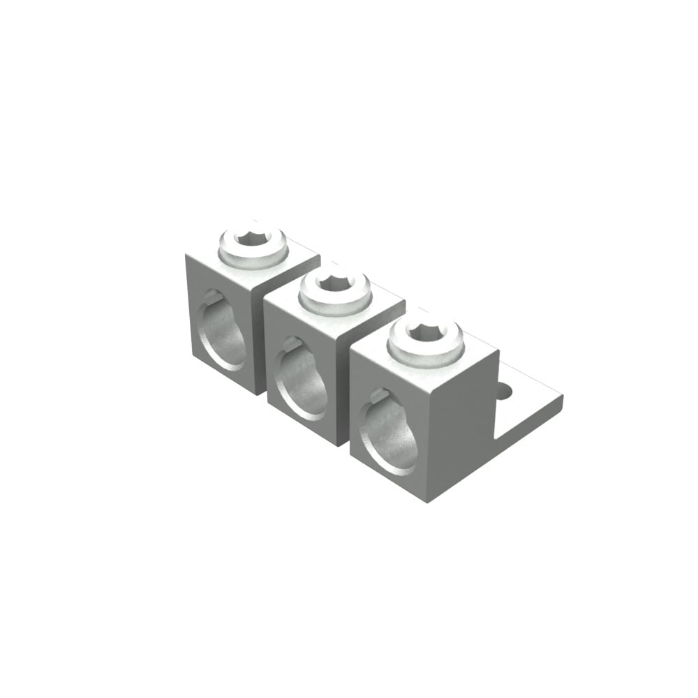 Lug Kit Single 4-600kcmil or Two 1 Aught-250kcmil Mech .375 Stud Hole 3 Per Kit
