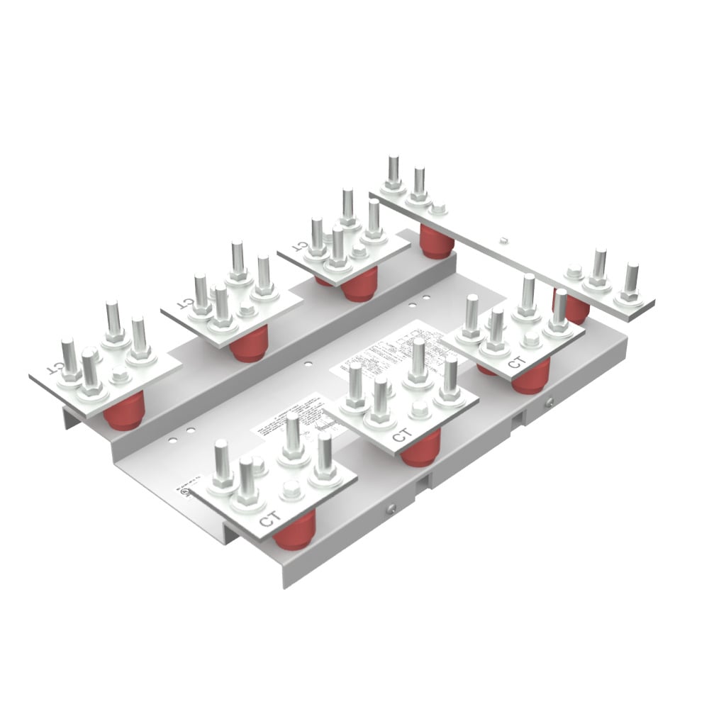 CT MOUNTING RACK 800 AMP 3 PHASE 50K AIC .5-13 STUDS ON 1.75 CENTERS NON EUSERC