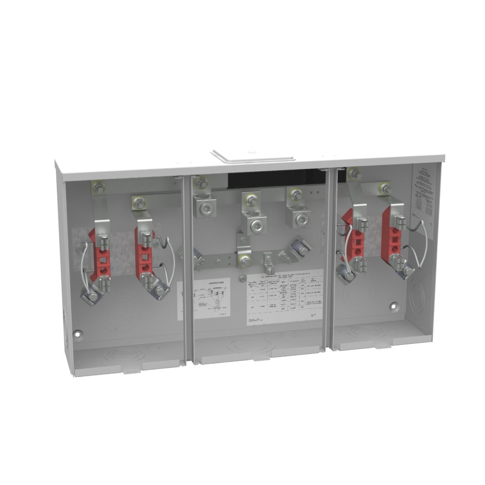 U1252-X-K3 4 Term, Ringless, Large Closing Plate, 2 Position, Single Connector, 4-600 kcmil