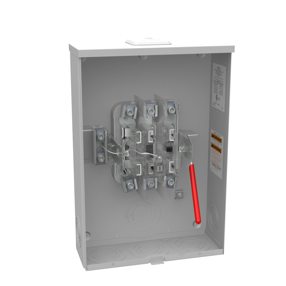 U7423-XL 7 Term, Ringless, Small Closing Plate, Lever Bypass, Medium Duty