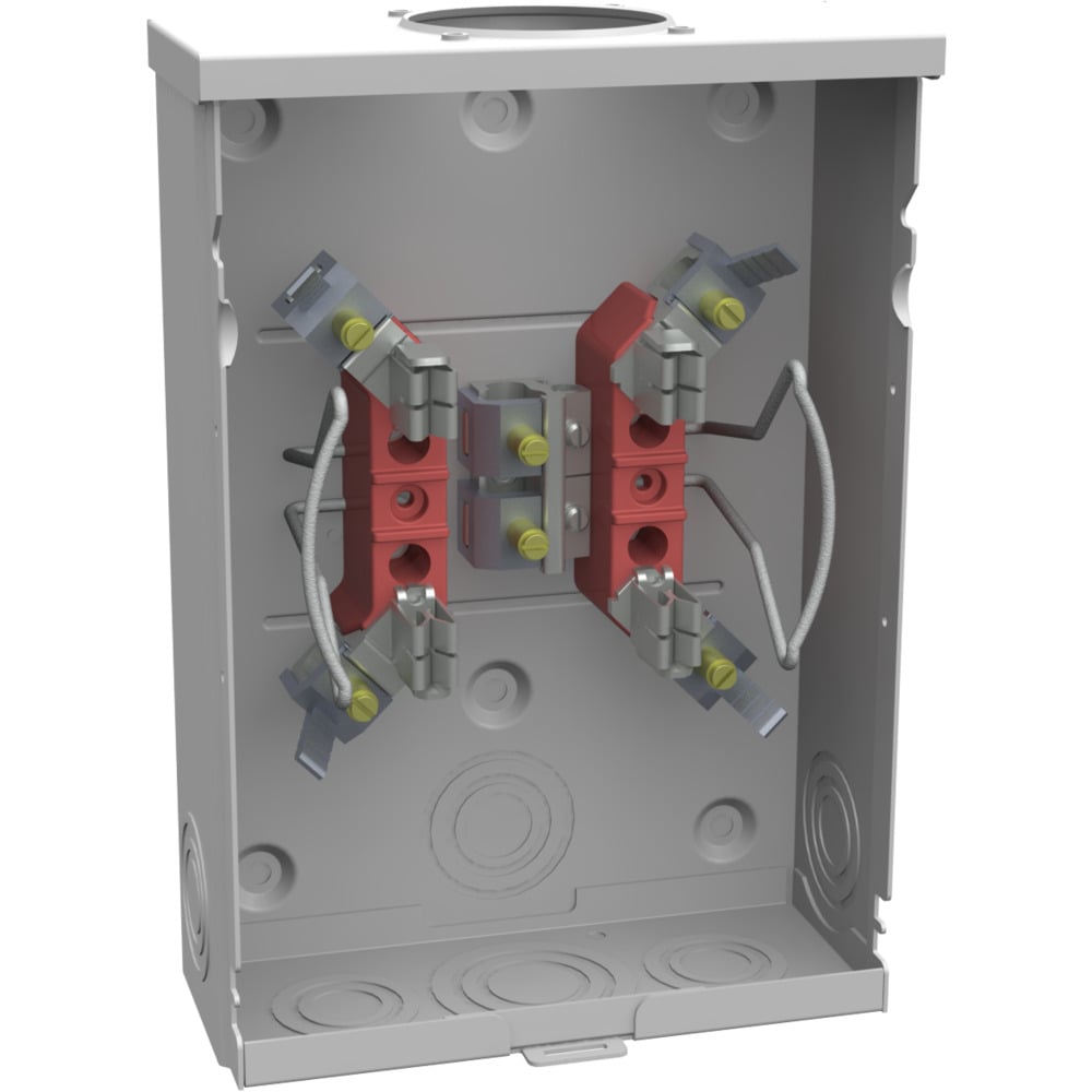 U7487-RL-QG-KK 4 Term, Ringless, Small Hub Opening, Quadplex Ground, Horn Bypass, 125 Amp