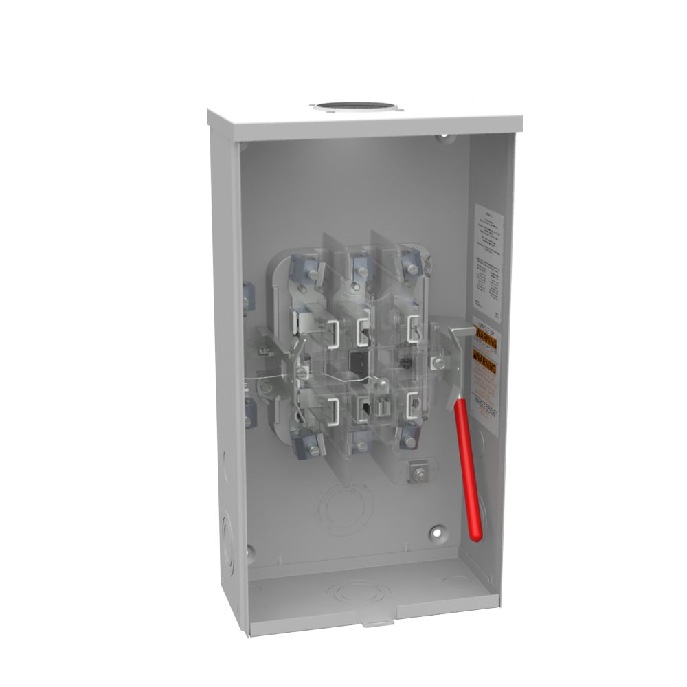 U7573-RL 7 Term, Ringless, Small Hub Opening, Lever Bypass, 125 Amp