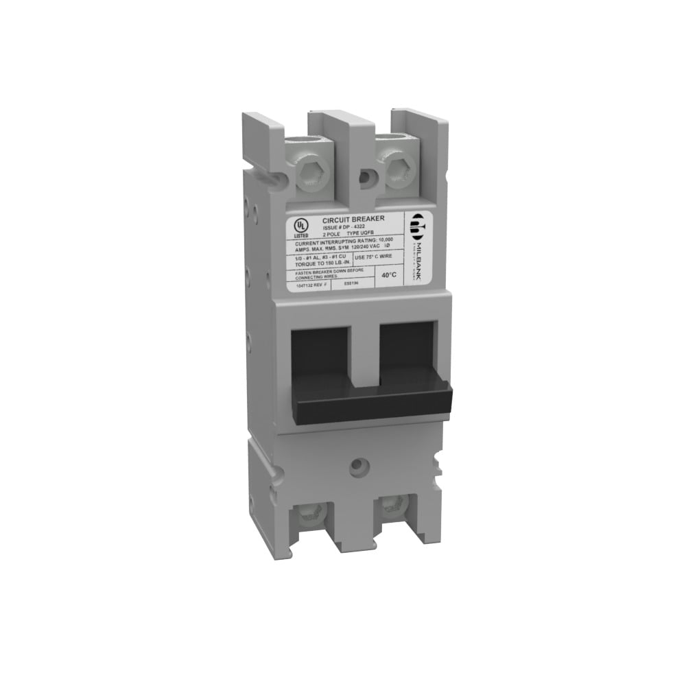MILBANK 150 AMP 2 POLE 240 VOLT BOLT-ON 10K AIC