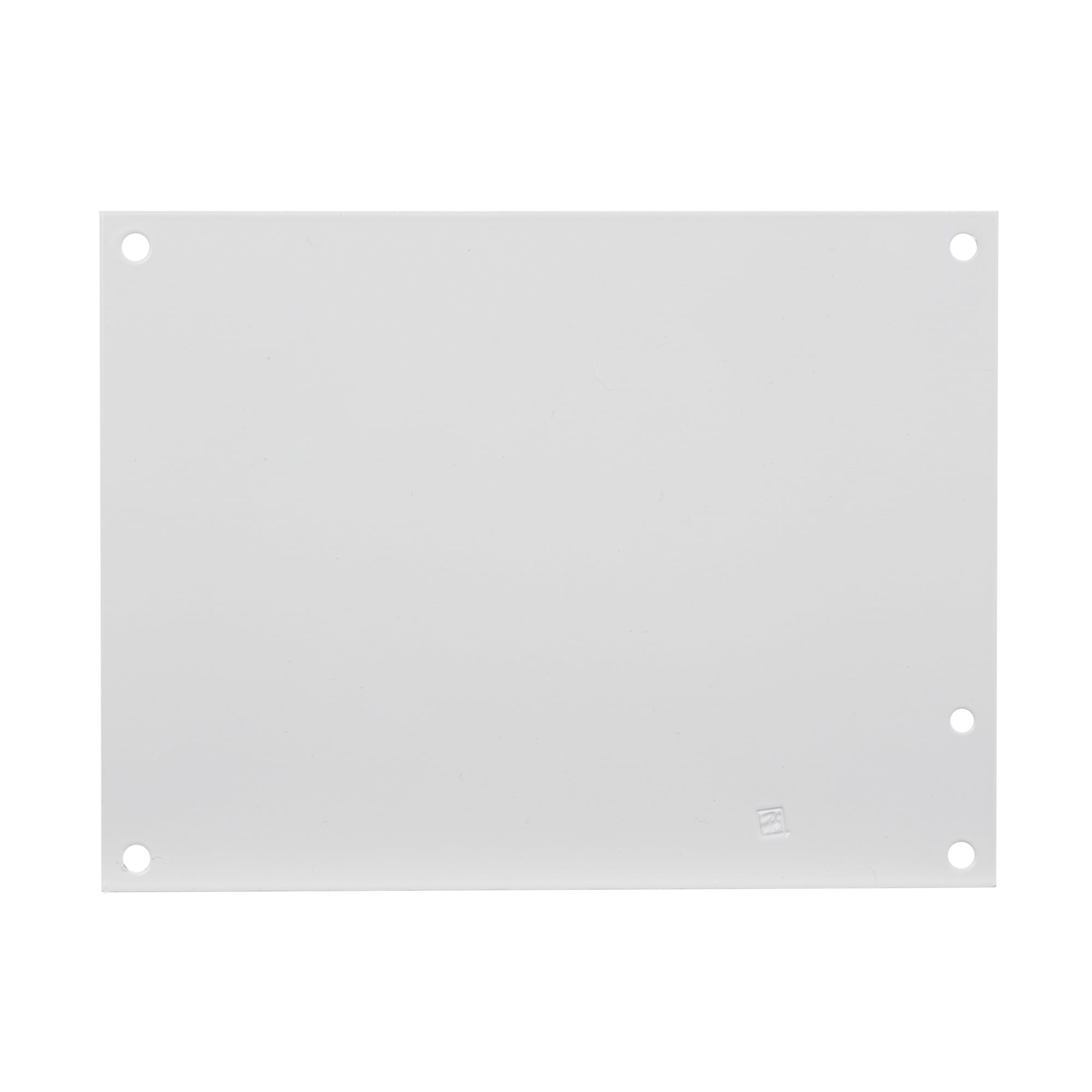 Panel for Small Enclosure Type 1 and 3R, fits 14x12, White, Steel
