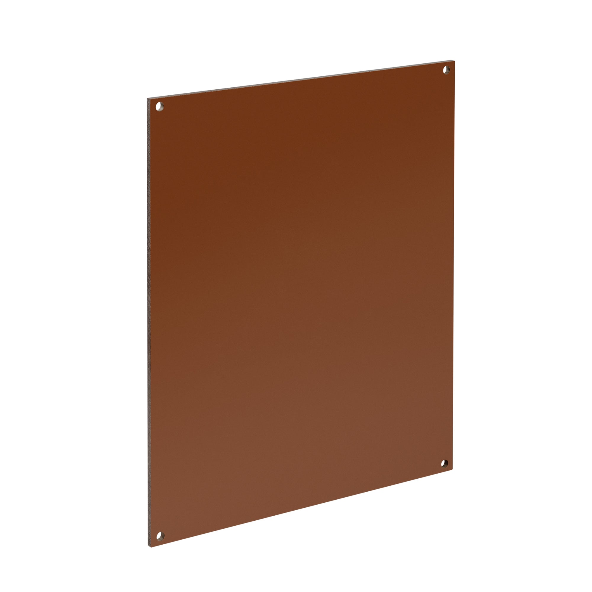 Panel for Junction Box, fits 16x14, Lt Brown, Phenolic Laminate