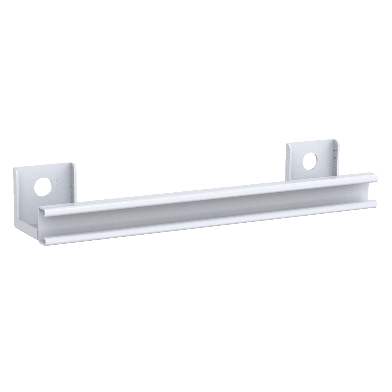 Terminal Block Bracket Kit, fits 30.00, 2 Brackets, White, Steel