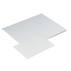 Panel for Type 3R 4 4X 12 13 Enclosure, fits 48x48, White, Steel